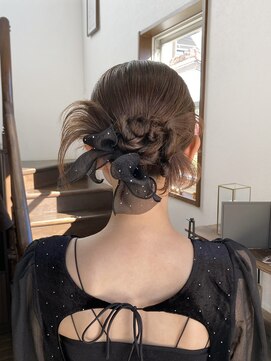 カチモリ/タイトセット/お呼ばれヘア/成人式ヘア