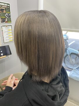 #ミルクティーグレージュ#メンズブリーチ#ダブルカラー