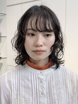 ロンドアンメゾン 原宿(Lond un Maison.)&nbsp;チャコール/オリーブグレー/レイヤーカット小顔顔周り韓国横浜