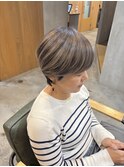 ショートエアタッチ白髪ぼかし