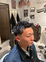 バーバーブロス 長堀店(BARBER BROS) 【BarBerBROS】フェードカット バーバースパイキーショート