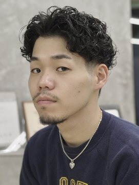 にもう ツーブロックショート/リバースパーマs