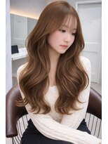 ロンド レア 天神大名店(Lond Le’a) 10代20代30代ミディアムレイヤー似合わせカット大人ガーリー