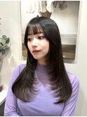 レイヤーカット/韓国スタイル/前髪カット/顔周りカット