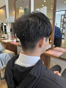 ジップ 浜田店(zip) メンズ束感ショート × 20代爽やかスタイル