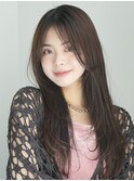 ロングレイヤー/レイヤースタイル/前髪あり/20代/30代/長め