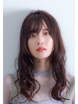 ユニックス モザイクモール港北店(UNIX)&nbsp;【UNIX港北】大人きれいウェーブロング#シースルーバング