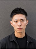 ビジネスショートカット×アップバング×刈り上げ×メンズカット