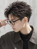 アイロンが苦手な方【再現度120%】カット+フェザーパーマ[men's,メンズ]