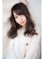 エイトジュール(8JOURS)&nbsp;アッシュブラウン×エアリーパーマ