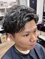 ノアレ 名古屋 名駅 亀島(NOARE)&nbsp;ハイライトメッシュ×スパイラルパーマ