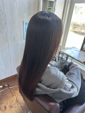 コルテ 倉敷西坂店(CoRte.) 毎朝のアイロンから卒業！髪質改善でうる艶ストレートロング♪