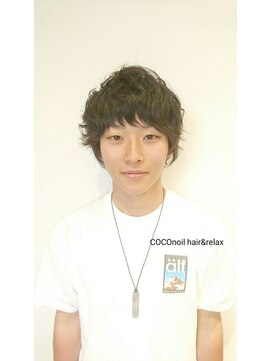 ココノイル ヘア アンド リラックス(COCOnoil hair&relax) ルーズなマッシュ　パーマｓｔｙle