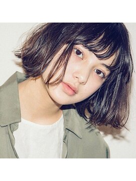 アピッシュ シーナ 海老名店(apish ciena) ＊ワイドバングモテカール♪シースルーバングボブ☆