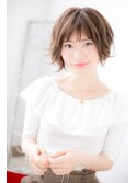 【Lab古河】アシンメトリーな小顔ショートボブ