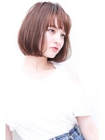 モニカ 西宮北口(Monica)&nbsp;大人かわいいグレージュ小顔ナチュラルショートボブ