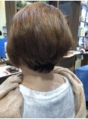 ショートボブ/白髪ぼかし◎30代40代50代60代