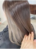 【★★★】インナーカラー/シルバーベージュ/イヤリングカラー