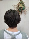 レイヤーショート耳かけショート大人可愛いショートマスキュリン