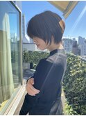〈30代40代50代〉ひし形ショートボブ/前髪無しショート【銀座】