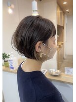 サロン(SALON)&nbsp;【SALON】20代30代40代大人可愛いぷつっとボブ　青木晃平