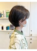 丸みショートボブ