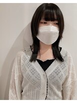 ツイギー 宮西店(TWiGGY)&nbsp;黒髪×ストレートウルフ