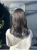 透明感グレージュ