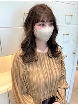 ビーハイブ 一番町店 アヴェダ(BEHIVE) こっくりマロンベージュと抜け感シースルーバング