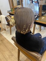 ペイジバイネオリーブ 吉祥寺店(Paige by Neolive)&nbsp;金箔がさりげないお洒落に！成人式、卒業式スタイル