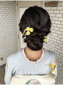 アップスタイル 着物ヘア ヘアセット