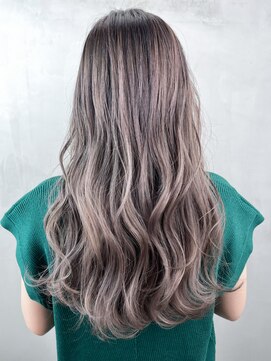 アルバム 銀座(ALBUM GINZA) バレイヤージュ_ショコラアッシュヘルシースタイル_ba406052