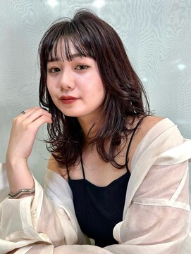 ピークアブー ワン(PEEK-A-BOO ONE) セミロングのレイヤースタイル　松永幸征