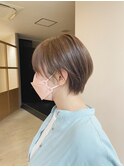 30代40代大人ショート/ヘルシースタイル/ことりベージュ