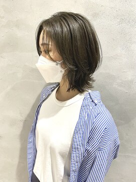 ヘアラウンジ アングゥ(hair lounge ungu) ブルージュレイヤースタイル