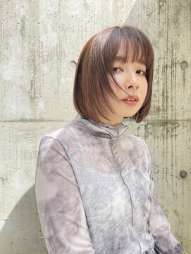 イー(E) ナチュラルブラウンボブ