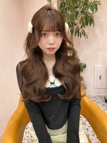 ボタン シブヤ(VOTAN SHIBUYA) ベージュ/韓国ヘア/渋谷/レイヤー/顔まわり/前髪