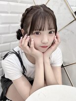 リルミー(Lilme)&nbsp;藤木愛ちゃん編み込みツインお団子＊まゆ