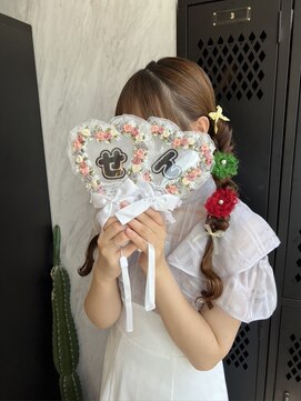 ヴァイス 渋谷店(VAICE) エクステでお花アレンジ