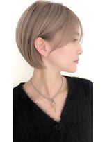 ゴカン バイ ジル ブラン 名古屋(Gokan by JIL BLAN)&nbsp;ハイライトバレイヤージュダブルカラーショートカット30代40代