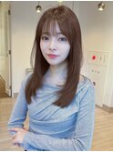 20代30代40代◎韓国ヘアー顔周りレイヤー似合わせカットロブ