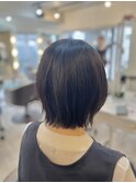 切りっぱなしボブ