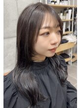 ブランチ(branch)&nbsp;顔まわりレイヤー .ナチュラル姫カット .　branch :白浜さくら