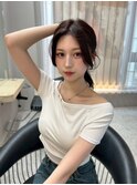 【木串楽人】顔周りカット/流し前髪/伸ばし前髪/前髪なし/ロング