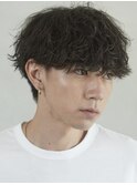 天神波巻きスパイラルパーマ波巻きパーマプードルパーマ強め20代