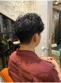 ツイストスパイラル×耳だしショート◆20代30代40代