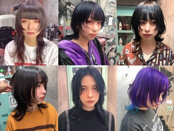 アールイーバイインク 渋谷(Re. by INK.)の写真/【盛れる魔法の顔まわり】ハイセンスなウルフカット/クラゲカット/レイヤーウルフは中毒級*[渋谷駅]