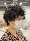 ニュアンスパーマ/マッシュショート[中崎町/梅田駅］