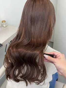 エン 栄店(enne) 【柔らか艶髪♪ココアカラー】モテ愛されヘア