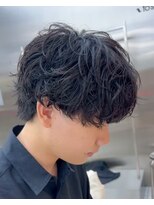 フィフス 渋谷(fifth)&nbsp;渋谷フェザーパーマシャドウパーマ波巻きパーマメンズミディアム